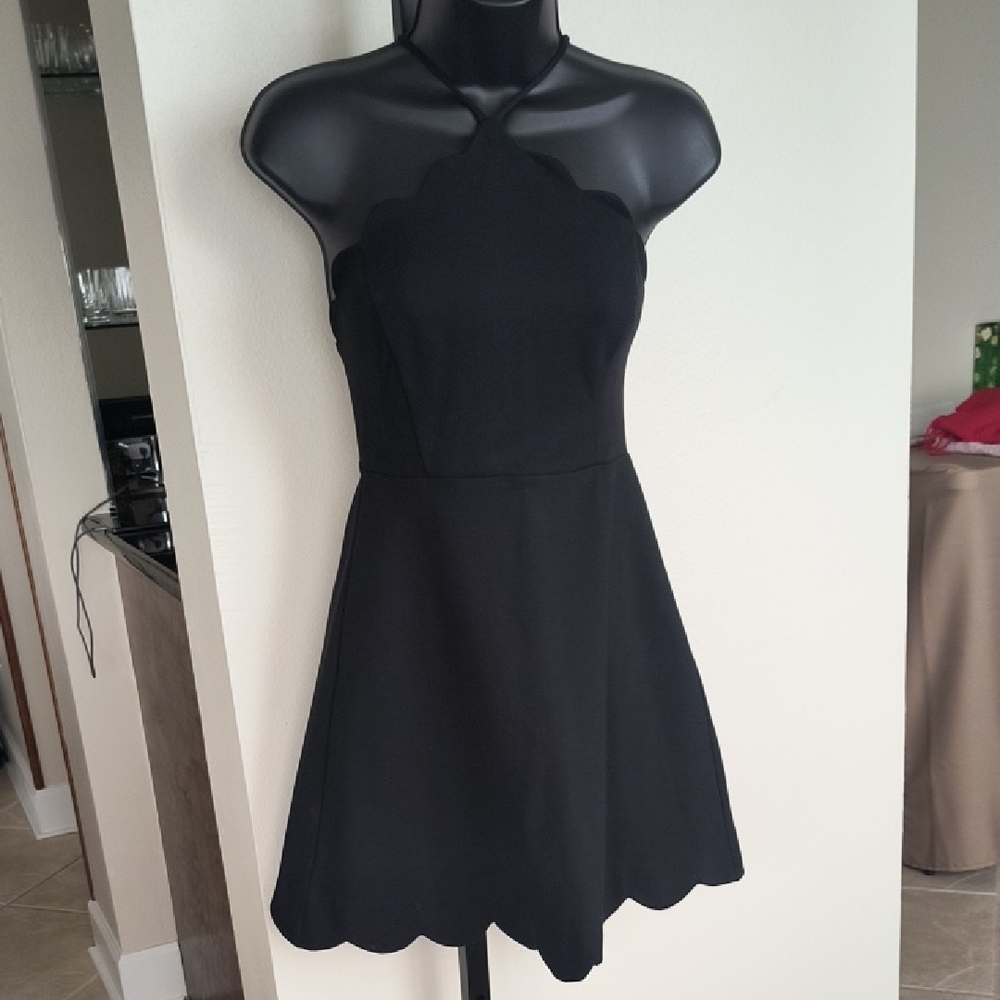 Lush Elegant Black Strapless Dress
